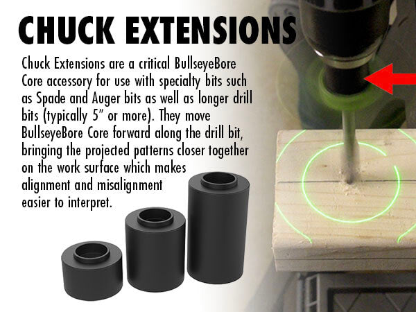 BullseyeBore Core Chuck Extension Pack