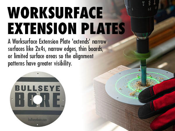 BullseyeBore Core Worksurface Extension Plate 6&#39; Aluminum Anodized